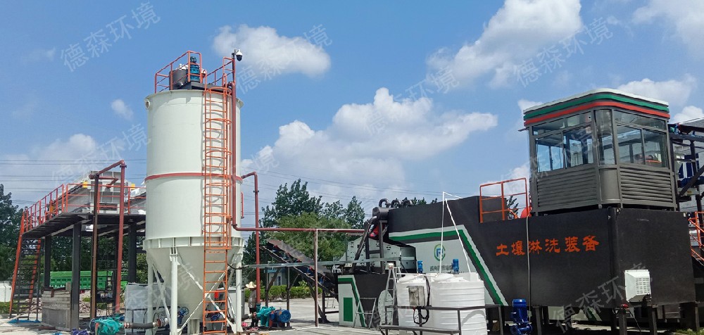 土壤淋洗修復(fù)現(xiàn)場 土壤淋洗修復(fù)現(xiàn)場